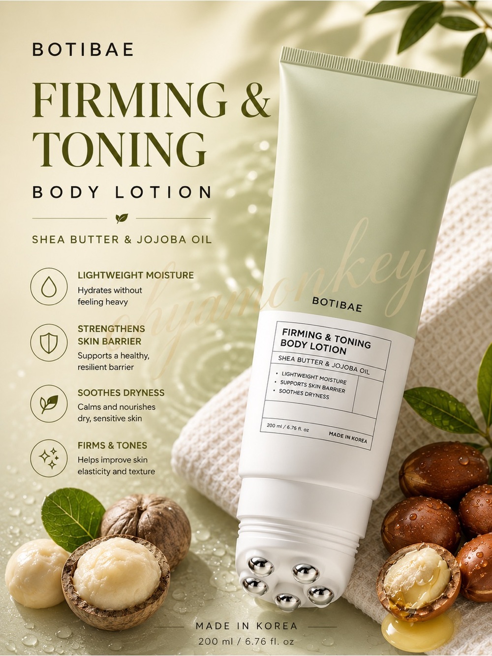 BOTIBAE Firming & Toning Body Lotion - Shea Butter & Jojo Oil